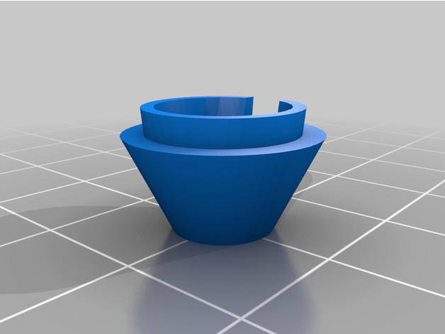 spring cup shock absorver axial 1 10 110 sclae radio control tamiya traxas 3D print model - Mito3D