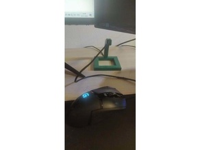 simple mousecord holder 3d print model - Mito3D