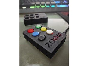 zoom control box 6 buttons jworg leonardo pro mini meetings piskitzis 3d print model - Mito3D