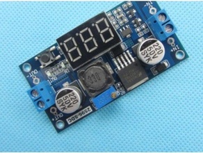 lm2596 regulador voltímetro Voltagem 3d print model - Mito3D