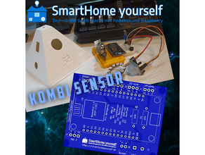 8in1 sensor piramide nodemcu cicalino dht22 esp8266 assistente lightlevel mq2 neopixel squillare casa intelligente smarthomeyourself inteligente 3d print model - Mito3D