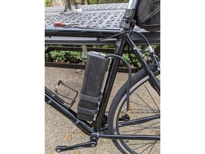 bajante bike batería caso funda bicicleta eléctrica 3d print model - Mito3D