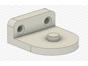 suporte cego bola rolamento 3d print model - Mito3D
