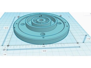 interconnect lazy susan pulley 3d print model - Mito3D