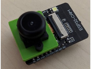 esp32cam fisheye ir lens esp32-cam 3d print model - Mito3D