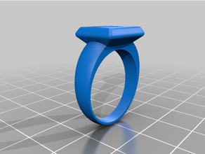 rfid hacking signet ring nfc openscad 3d print model - Mito3D