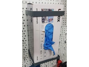 gobo nitrilo guante caja caso funda elemento examen guantes soporte tablero montar 3d print model - Mito3D
