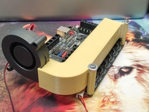 fysetc f6 fan duct cooling tmc 3d print model - Mito3D