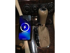 magsafe Wagen Telefon montieren Mercedes clk Ladegerät induktiv iPhone 12 Profi max Benz Stand Smartphone 3d print model - Mito3D