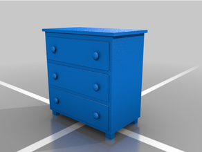 chest drawers furniture gaming videogamemodeling video game 3d print model - Mito3D