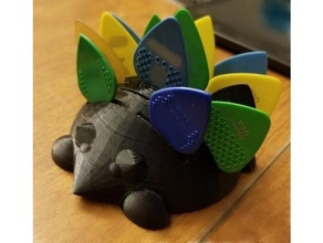 hedgehog pick holder 3d print model - Mito3D
