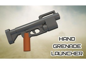 hand grenade launcher minifigures army battle battlefield gun lego guns minifig minifigure weapons weapon 3d print model - Mito3D