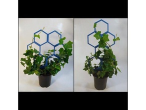 modular trellis garden plant planter pot 3d print model - Mito3D