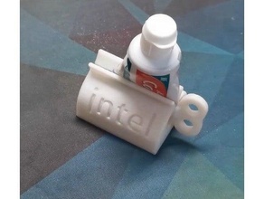 jntel toothpaste squeezer bath bathroom intel 3d print model - Mito3D