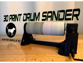 3d print drum sander cleanup power rotarty rotary sanding sponge tamiya 3d print model - Mito3D