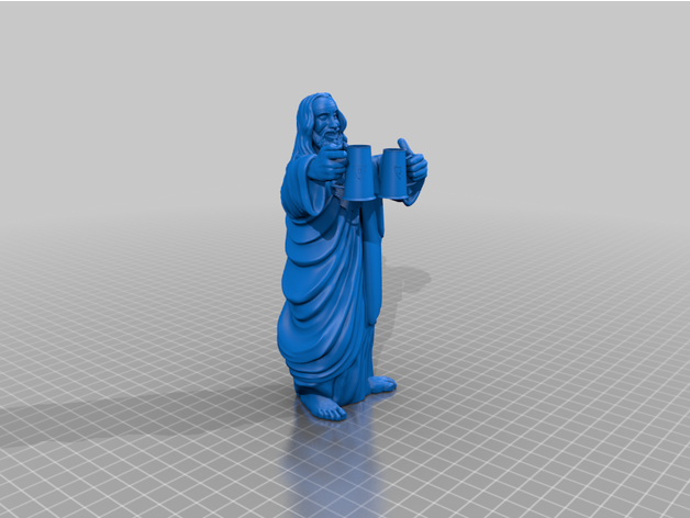 bebendo Jesus 3D print model - Mito3D