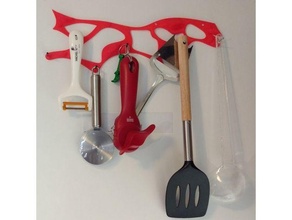 utensilio percha cocina utensilios 3d print model - Mito3D