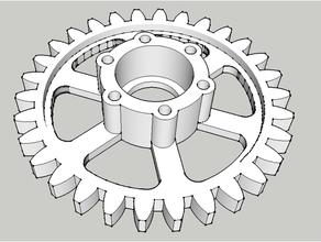 engranajes engranaje gears 3d print model - Mito3D