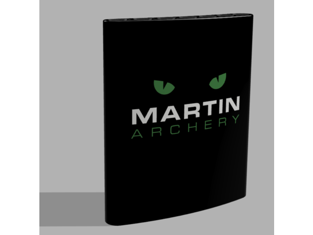 tir l'arc poche trembler Martin logo 3D print model - Mito3D