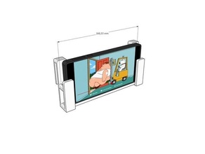 smartphone mirror holder 3d print model - Mito3D