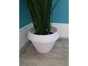 plant pot spiral 3d printing slash stuff art creality ender 3 flowers flower vase 3d print model - Mito3D