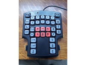 game pad gaming keyboard keypad 3d print model - Mito3D