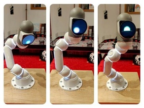 clicbot base colarinho substituir adesivo opção robô 3d print model - Mito3D