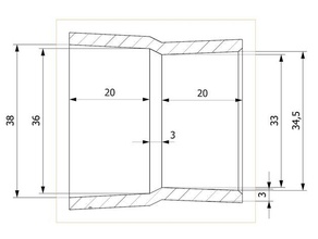 vakum adaptör Makita çevirmek Nilfisk 3d print model - Mito3D
