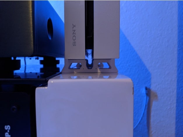 fat ps4 vertical stand 3D print model - Mito3D