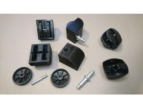 rolle bauhaus roll container ersatzteil 3d print model - Mito3D