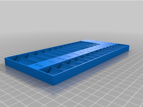 bandeja para vasos 1 4 sae 3d print model - Mito3D