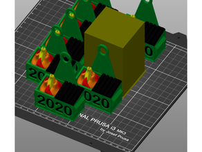 dumpster 2020 ornament christmas decoration 3d print model - Mito3D