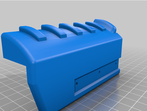 nerf delta trooper pump grip blaster mod 3d print model - Mito3D