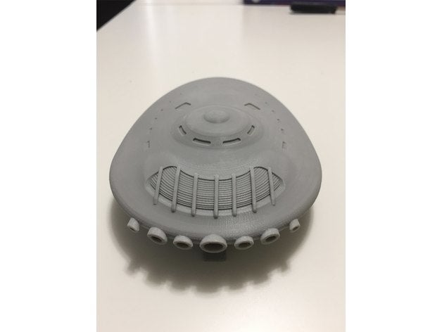 éter 3 nave estelar extraterrestre astronave volador platillo modelo equipo escala ciencia ficción espacio arte naves espaciales Embarcacion estrella OVNI 3D print model - Mito3D