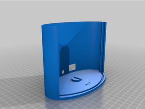 beleuchtet gebogen Lithophan Box Schalter LED Licht Lithophane Stand Unterstützung Foto Rahmen Rocker geschaltet 3d print model - Mito3D