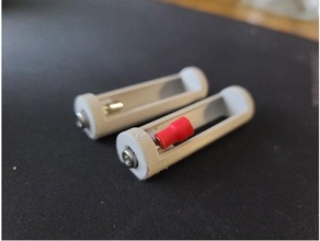 aa bateria manequim elétrico conexão 3d print model - Mito3D
