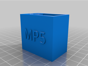 heckler koch mp5 k pdw bb dergi hızlı yükleyici v3 3d print model - Mito3D