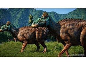 edmontosaure crétacé dinosaures hadrosaure hadrosaurus préhistorique animaux préhistoire 3d print model - Mito3D