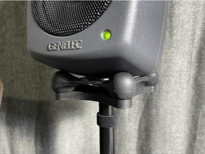 genelec 8010 6010 isopod mounting plate audio studio monitor 3d print model - Mito3D