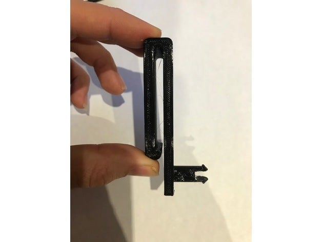 soporte cinto pára grampo luvas cinturon 3D print model - Mito3D