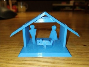 pocket crib christmas jesus krippe weihnachten 3d print model - Mito3D