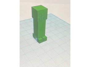 minecraft creeper 3d print model - Mito3D