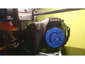 sony alfa gorro mount cámara montar 3d print model - Mito3D
