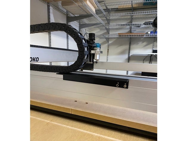 shapeoko xxl y1 arrastrar cadena soporte 3D print model - Mito3D