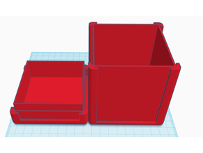toploader carta gioco vetrina Conservazione 90mmx90mm 3d print model - Mito3D