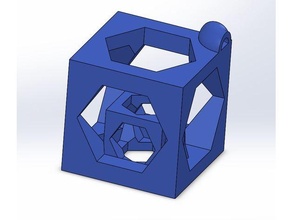 chainlink ornament turners cube 3d print model - Mito3D