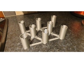 wine bottle drying rack - 3 5 8 versions 3d print model - Mito3D