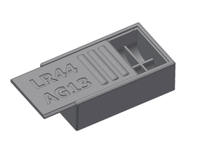 lr44 batería caja 3d print model - Mito3D