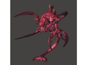 scarlet crimson terrifying alien swarm tyranid tyranids warhammer warhammer40k 40k 3d print model - Mito3D