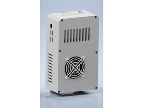 vertical caixa lógica borda framboesa pi ender3 ventilador duto caso bainha 3d print model - Mito3D
